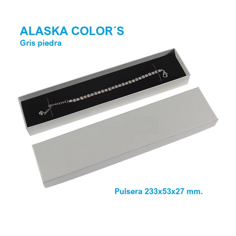 Alaska Color´s GRIS PIEDRA pulsera 233x53x27 mm.